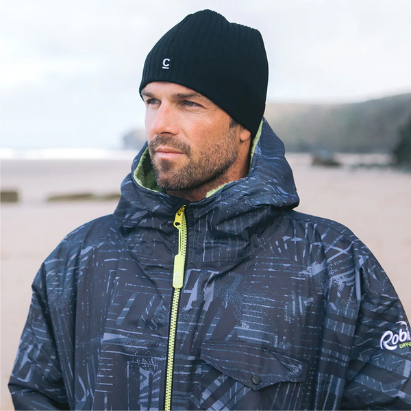 2026 C-Skins Storm Chaser 2mm Neoprene Beanie C-HOBE - Black